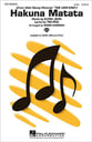 Hakuna Matata Two-Part choral sheet music cover